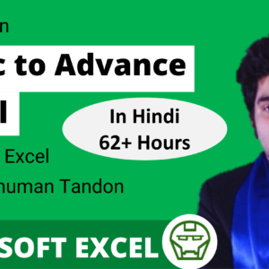 Basic to Advance MS Excel Course in Hindi