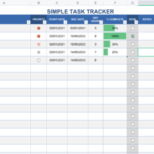 Ultimate Task Tracker Template for Excel